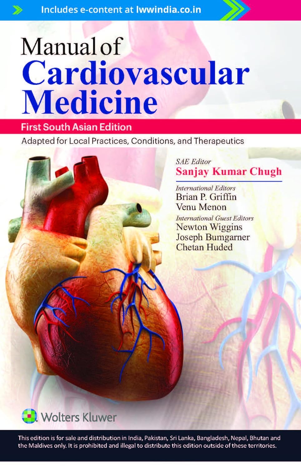 MANUAL OF CARDIOVASCULAR MEDICINE 1ST SAE/2022 - SANJAY KUMAR