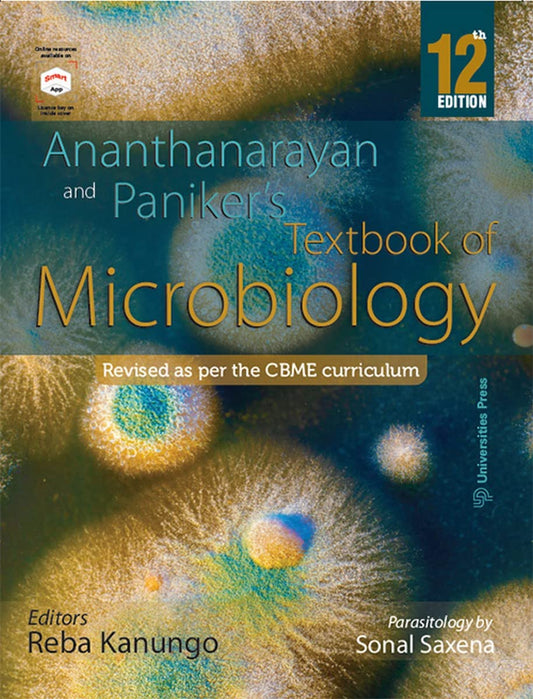 Ananthanarayan and Paniker's Textbook of Microbiology 12th/2022