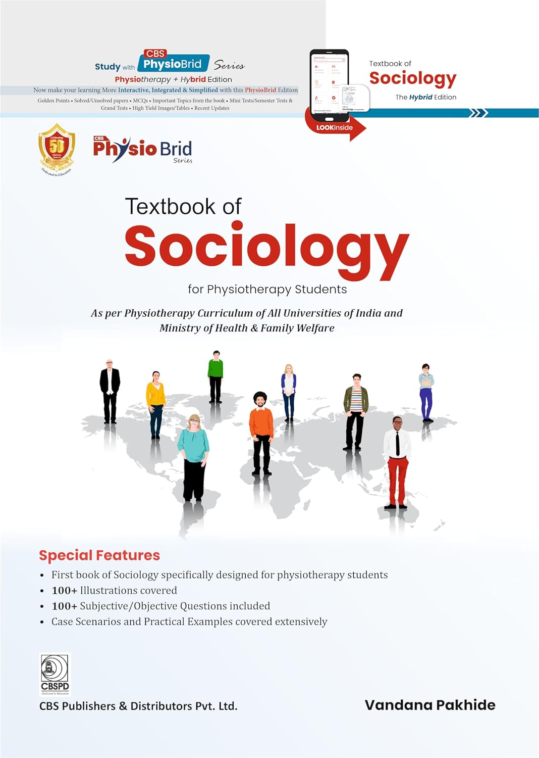 TEXTBOOK OF SOCIOLOGY FOR PHYSIOTHERAPY STUDENTS 1ST/2026  -  VANDNA PAKIDE