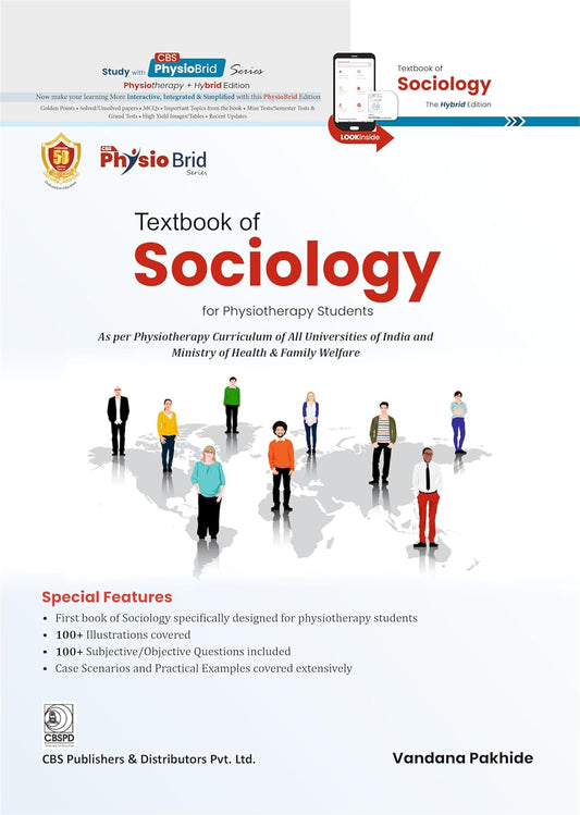 TEXTBOOK OF SOCIOLOGY FOR PHYSIOTHERAPY STUDENTS 1ST/2026  -  VANDNA PAKIDE
