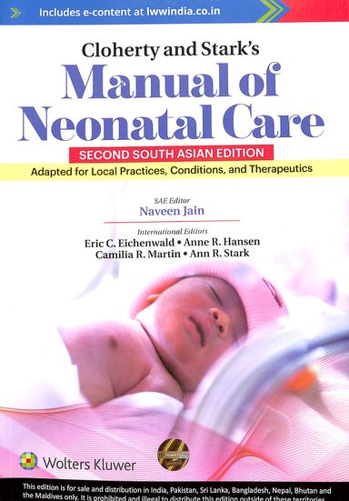 Cloherty and Starks Manual of Neonatal Care 2nd SAE/2023