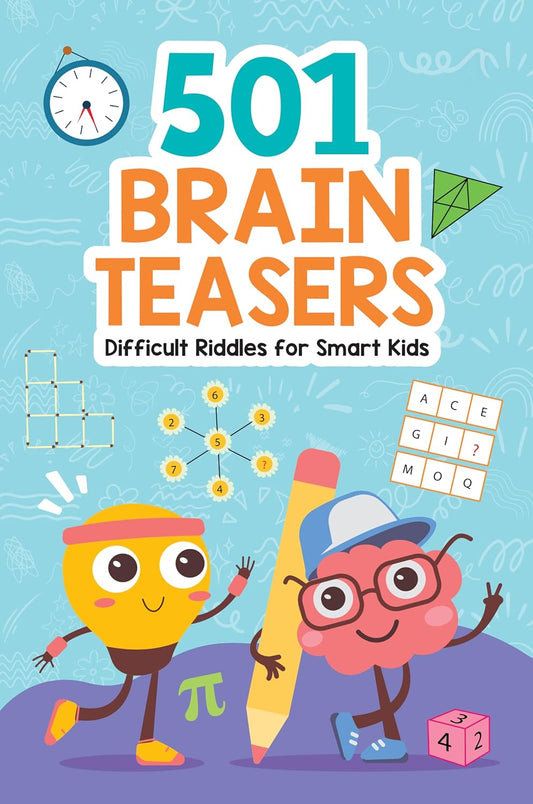 BRAIN TEASERS: 501 DIFFICULT RIDDLES FOR SMART KIDS (4 COLOUR) - PENGIUN