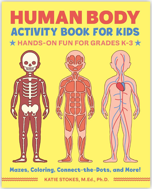 HUMAN BODY ACTIVITY BOOK FOR KIDS - KATIE STOKES