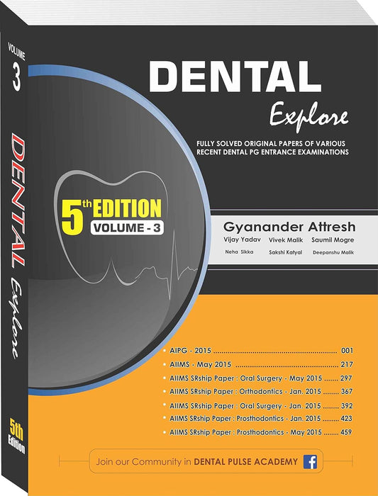 Dental Explore Vol - 3 - GYNANANDER ATTRESH