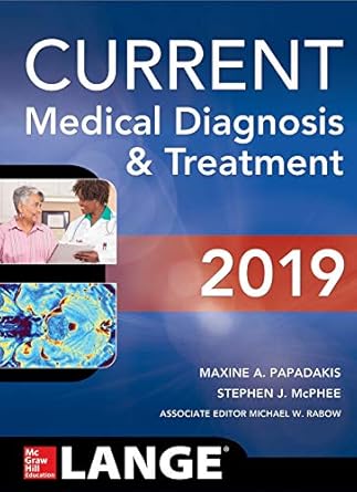 CURRENT MEDICAL DIAGNOSIS AND TREATMENT(Ie) 2019 (2 VOLS)