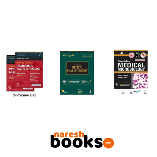 ROBBINS PATHOLOGY 10TH ED 2020  +  SASTRY MICROBIOLOGY 4TH/2023  +  KD TRIPATHI PHARMACOLOGY 9TH/2025