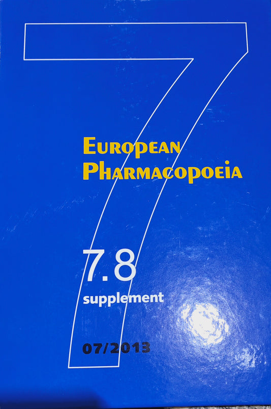 EUROPEAN PHARMACOPOEIA SUPPLIMENT 7.8