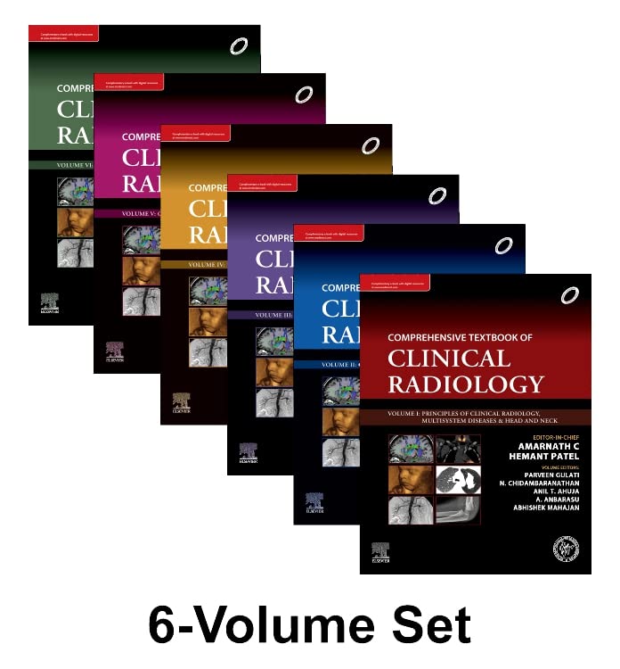 IRIA- COMPREHENSIVE TEXTBOOK OF CLINICAL RADIOLOGY 1ST/2023 (6 VOLS)
