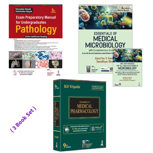 RAMDAS NAYAK  PATHOLOGY + SASTRY MICROBIOLOGY + TRIPATHI PHARMACOLOGY