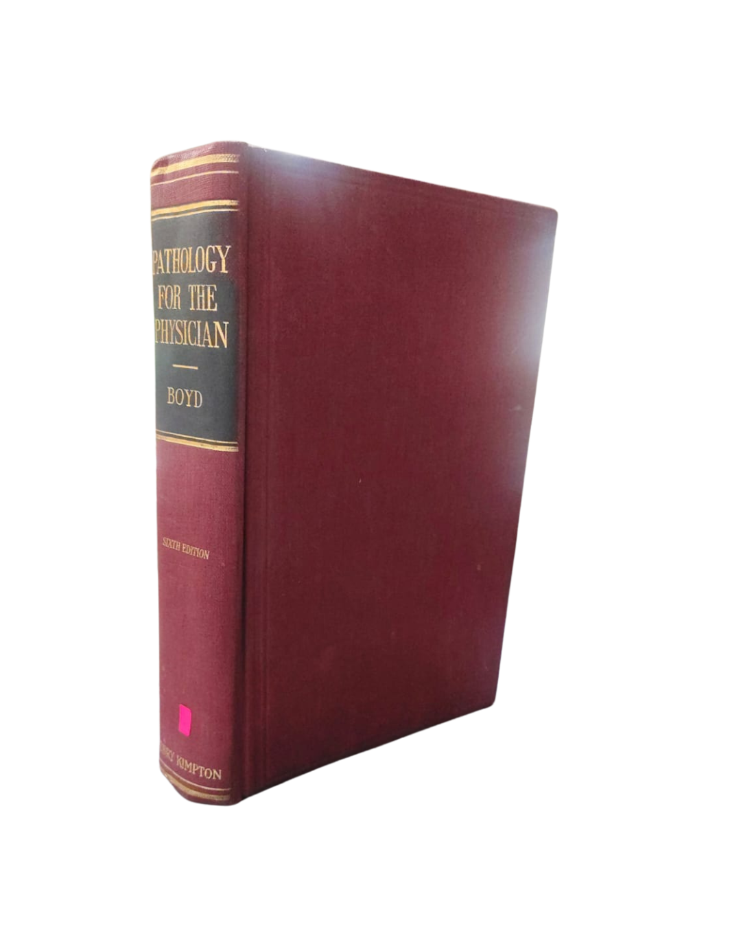 PATHOLOGY FOR THE PHYSICIAN 6TH/1958-BOYD