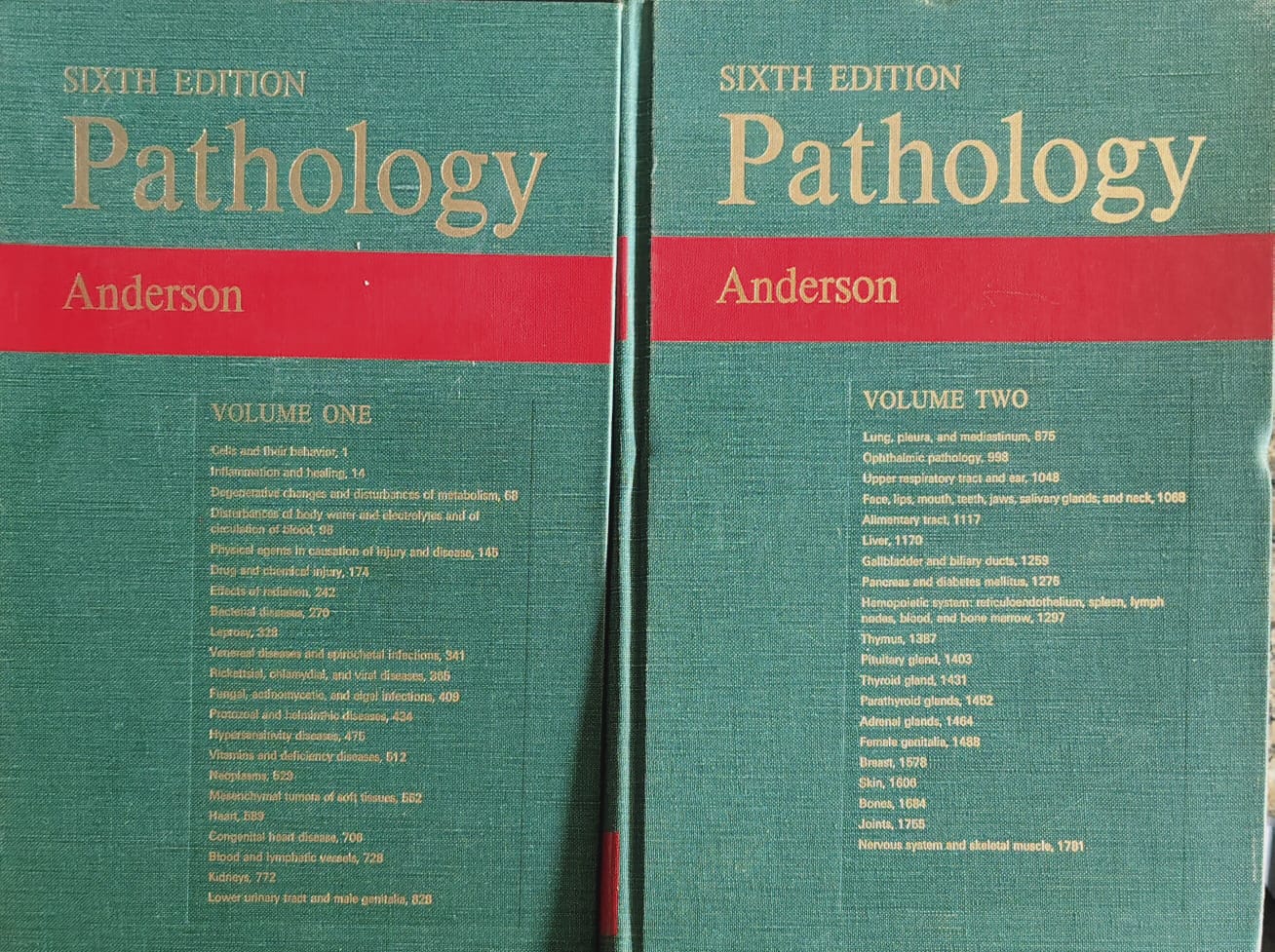 ANDERSON PATHOLOGY ( 2 VOLS ) 6TH/1971