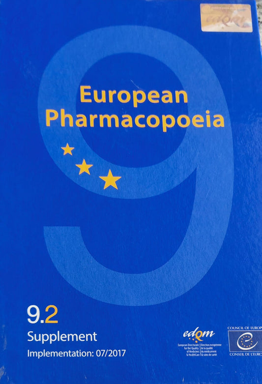 EUROPEAN PHARMACOPEIA SUPPLIMET 9.2 (ORIGINAL)