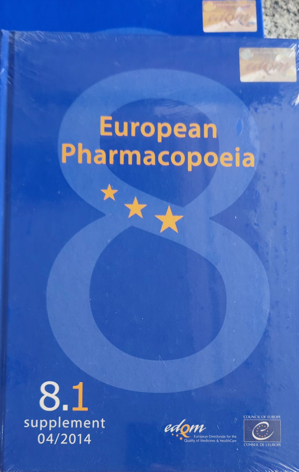 EUROPEAN PHARMACOPEIA SUPPLIMET 8.1 (ORIGINAL)