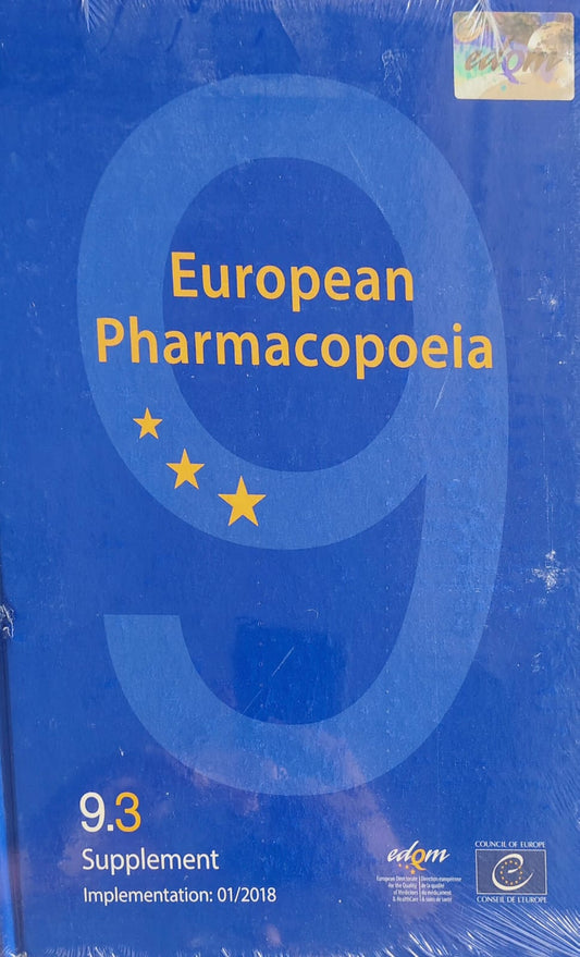 EUROPEAN PHARMACOPOEIA SUPPLIMENT 9.3 (ORIGINAL)