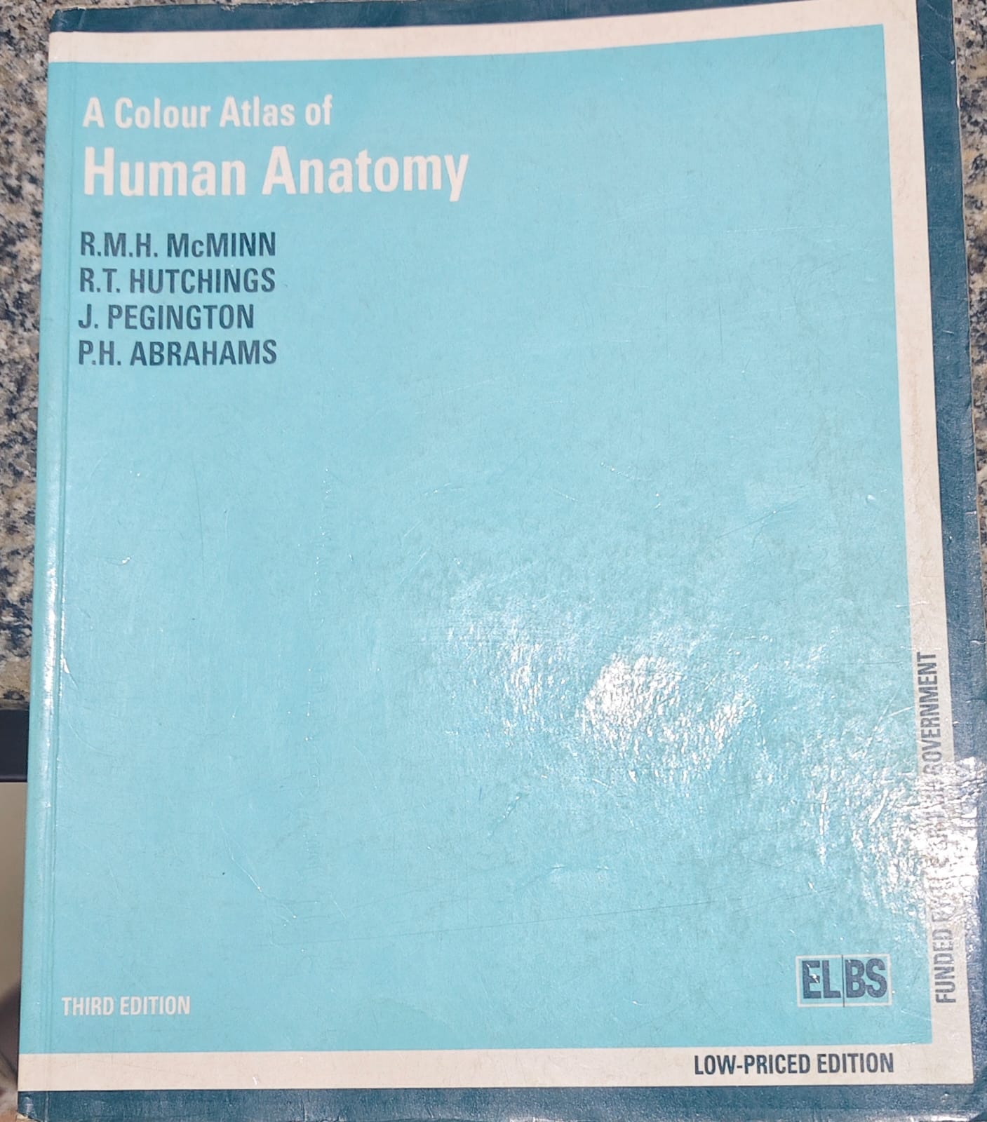 A COLOR ATLAS OF HUMAN ANATOMY 3RD/1993 - RMH MCMINN