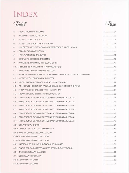 100 Thumb Rules Obstetrics USG & Fetal Nomograms Made Easy 3RD/2026 - PRASHANT ACHARYA