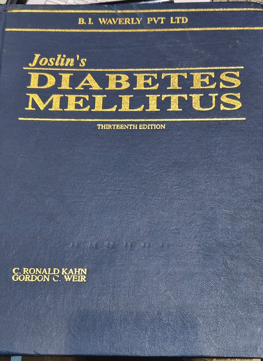 JOSLIN'S DIABETES MELLITUS 13TH/1998 - RONALD KAHN