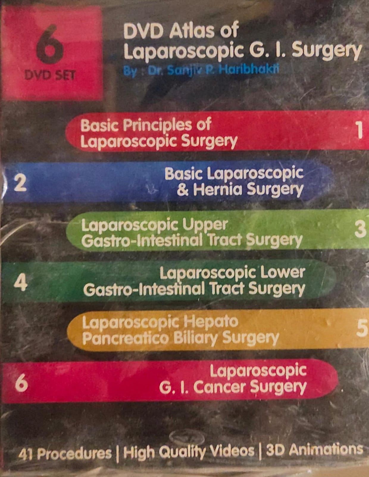 DVD ATLAS OF LAPROSCOPIC GI SURGERY - DR SANJV HARIBHAKTI
