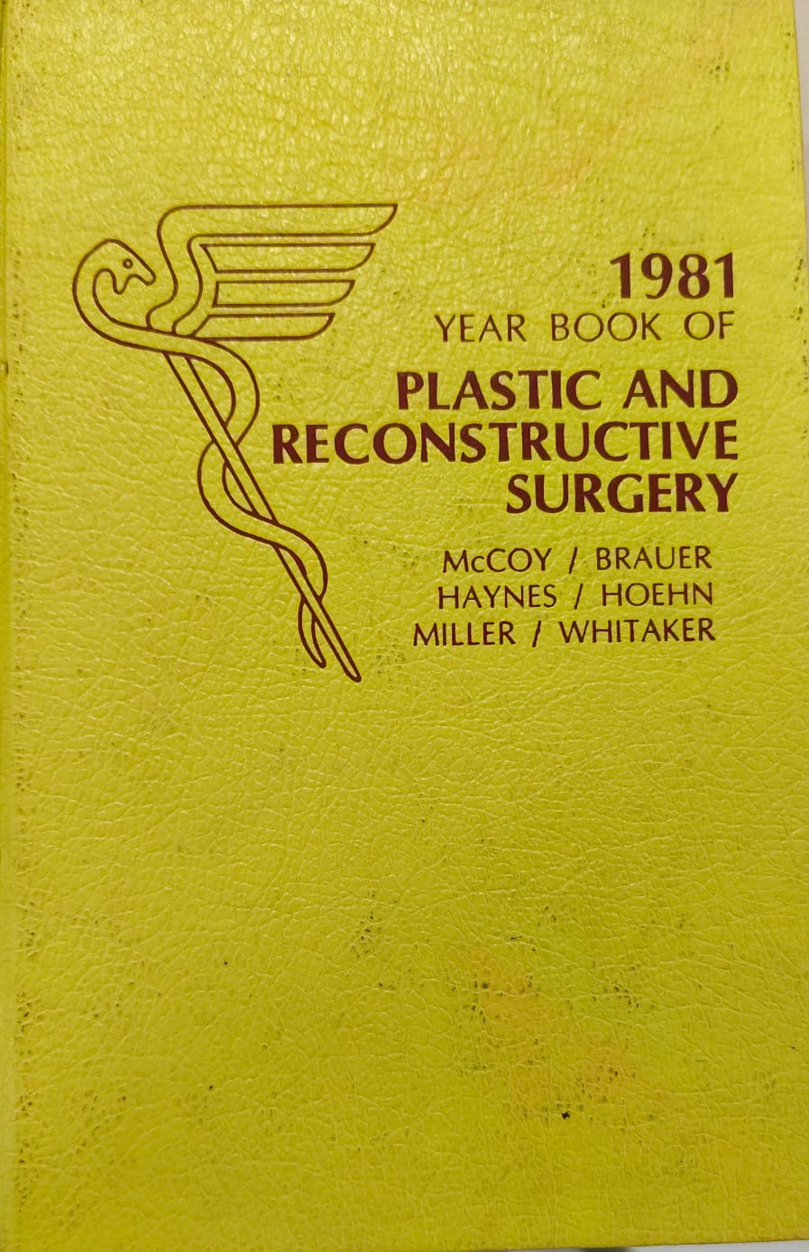 YEAR BOOK OF PLASTIC AND RECONSTRUCTIVE SURGERY 1980-MCCOY