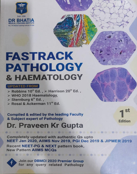 FASTRACK PATHOLOGY AND HAEMATOLOGY 1ST/2020-PRAVEEN GUPTA