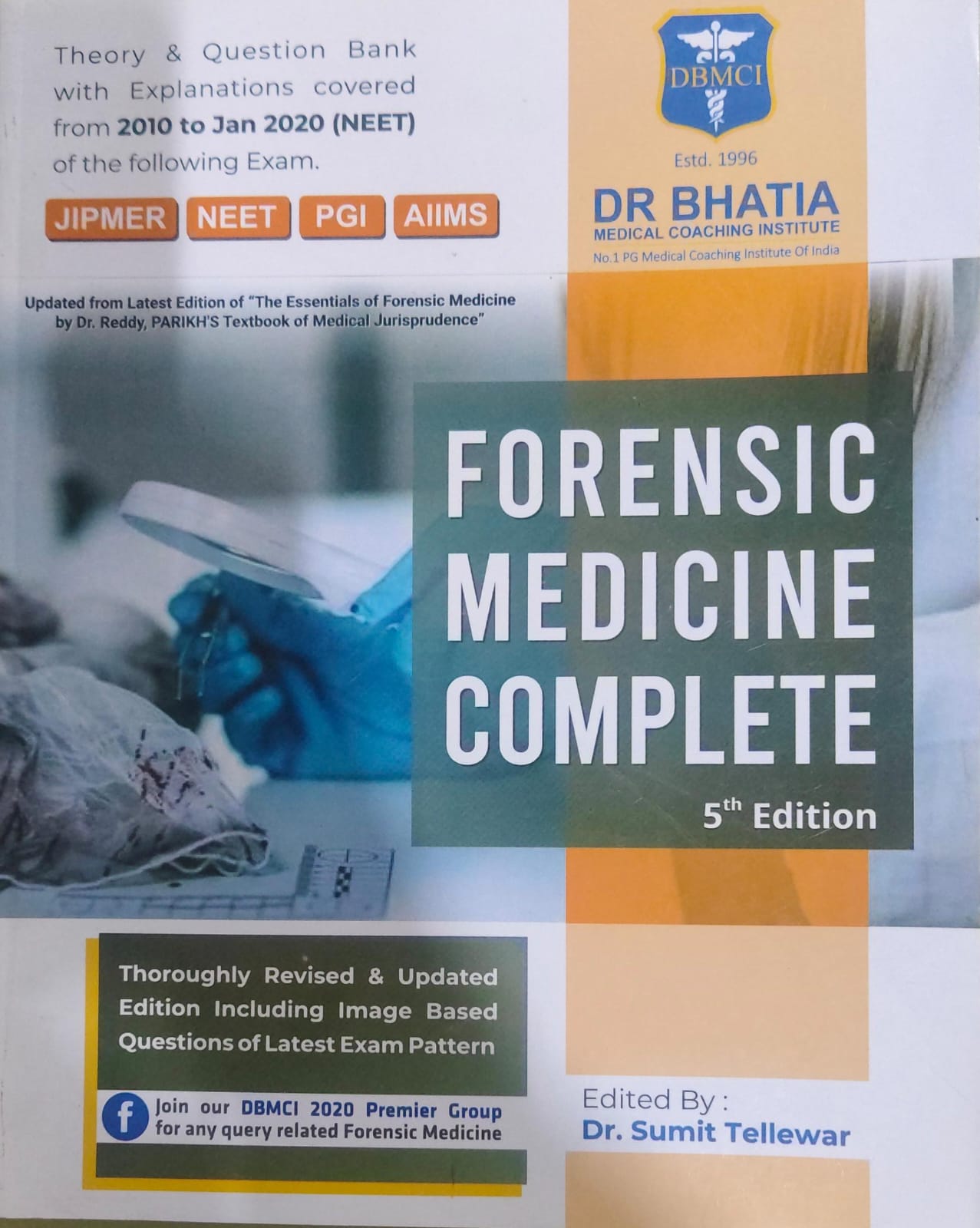 FORENSIC MEDICINE COMPLETE 5TH/2020-SUMIT TELLEWAR