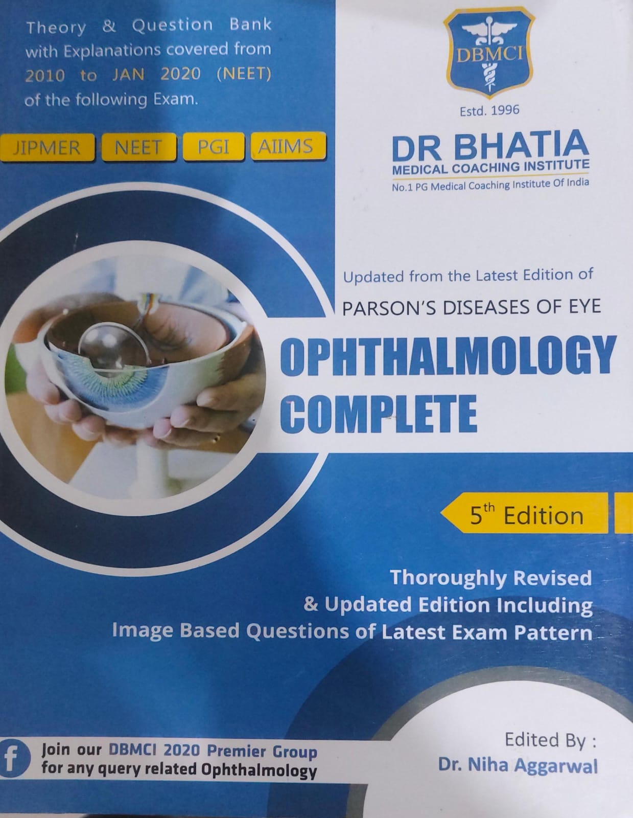 OPHTHALMOLOGY COMPLETE 5TH/2020-NIHA AGGARWAL