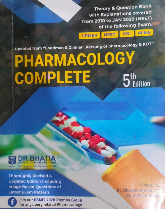 PHARMACOLOGY COMPLETE 5TH/2021-BHATIA
