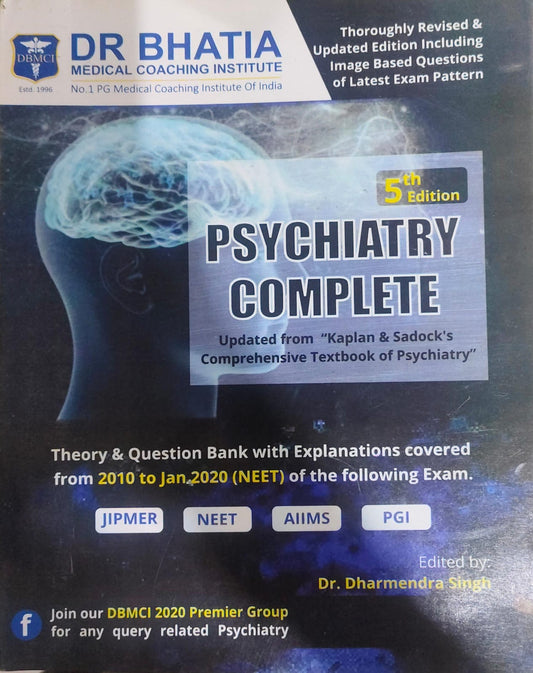 PSYCHIATRY COMPLETE 5TH/2020-DHARMENDRA SINGH