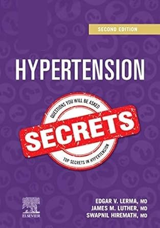 HYPERTENSION SECRETS 2ND/2023 - EDGAR V. LERMA (No online access)